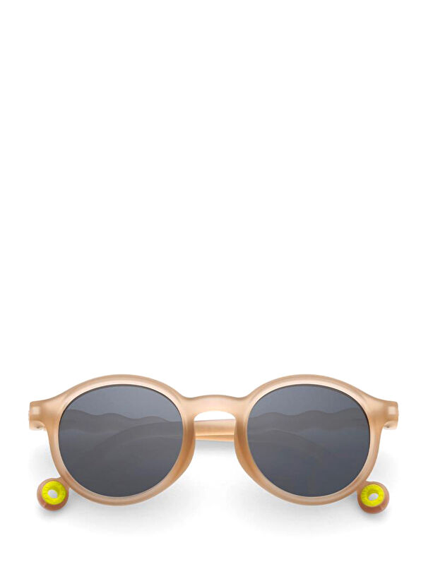 Olivio & Co Classic Oval Sand Beige Unisex Children's Sunglasses - 2