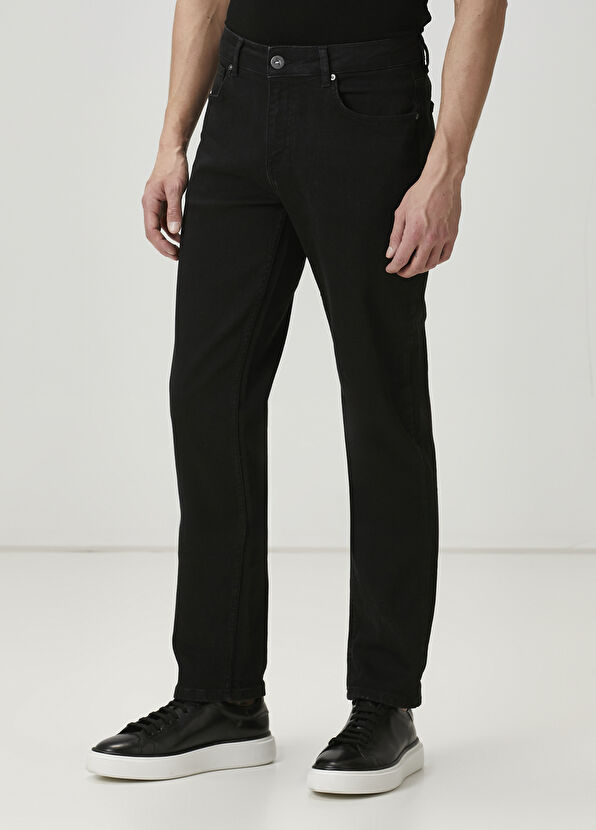 Beymen Club Straight Fit Siyah Jean Pantolon - 2