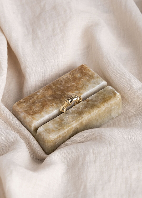 Safir Mücevher Modern 14 Ayar Altın Kadın Yüzük - 3