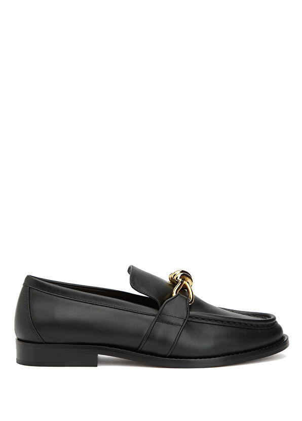 Bottega Veneta Astaire Black Women's Leather Loafer - 1