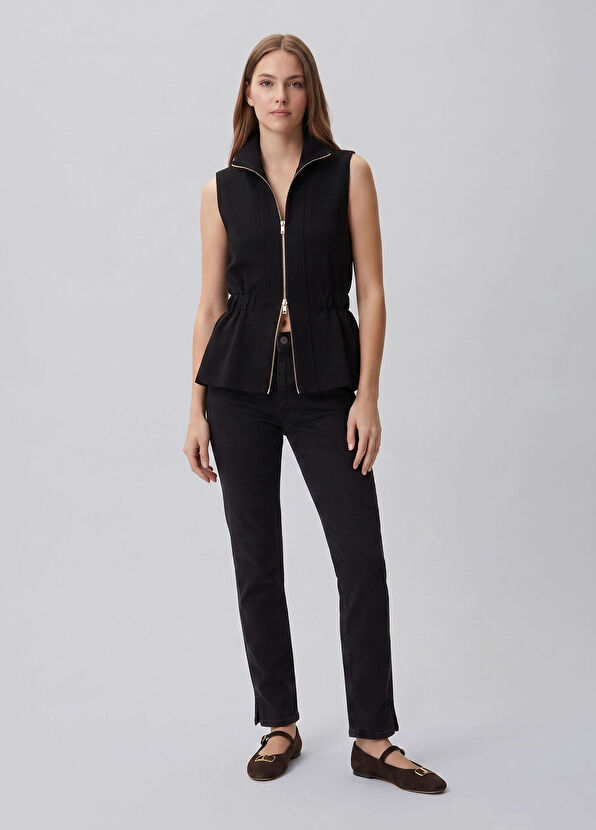 Beymen Club Black Elasticated Waist Knitwear Vest - 2