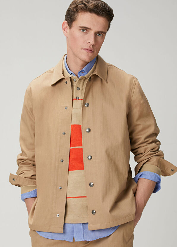 Beymen Club Deve Tüyü Punto Dikişli Dış Gömlek - 4