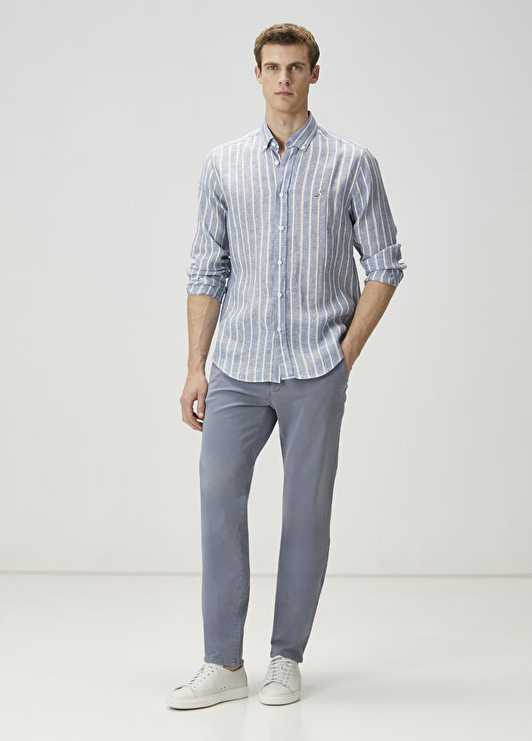 Beymen Club Blue Organic Cotton Sports Pants - 1