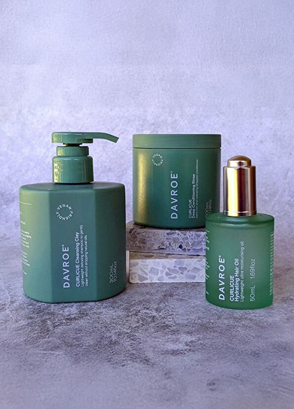 Davroe Curlicue Deep Conditioning Rinse Curl Defining Hair Care Cream 300 ml - 2