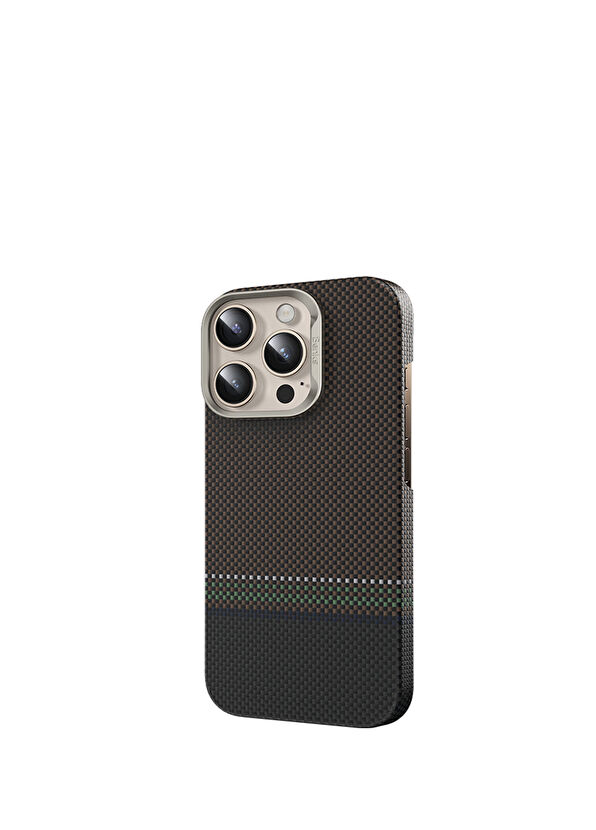 Benks iPhone 15 Pro Max Magsafe Uyumlu Karbon Fiber Prestige ArmorAir Kevlar Telefon Kılıfı - 3