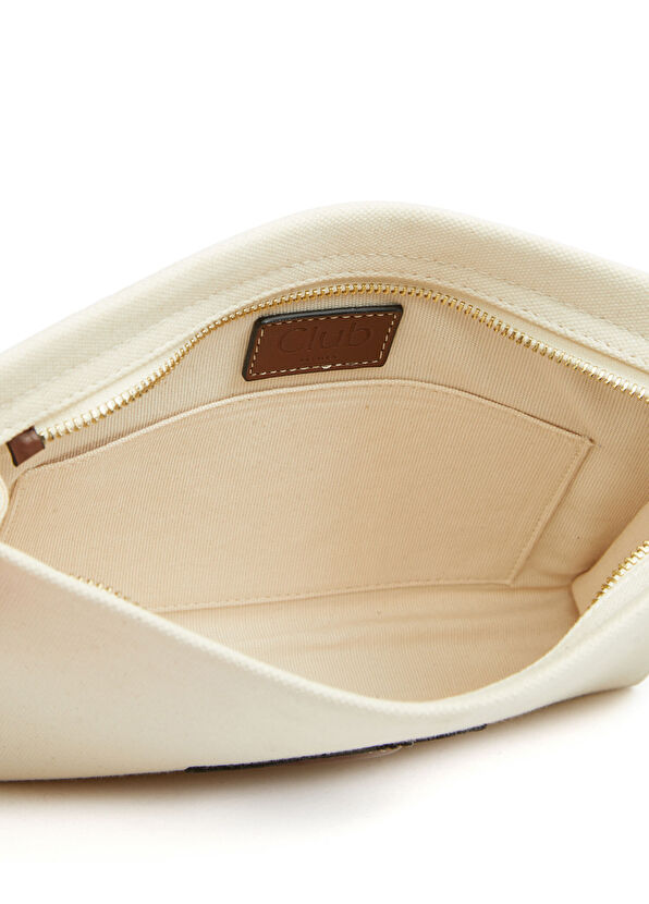 Beymen Club Ecru Women's Canvas Hand Portfolio - 4