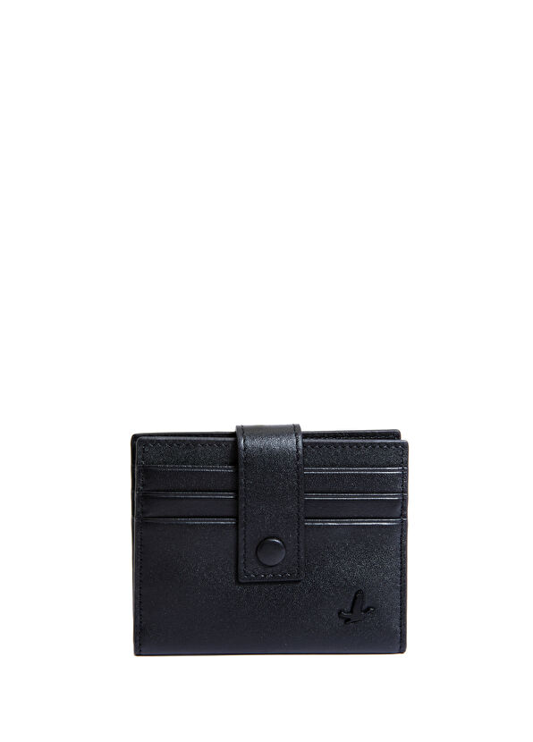 Beymen Club Black Men's Leather Business Card Holder - 2