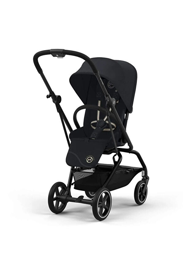 Cybex Eezy S 360 Twist+2 Black + Aton B2 Grey + Adaptör Bebek Arabası - 2