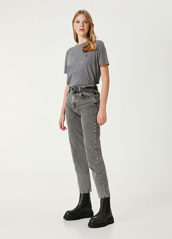 Beymen Club Gri Melanj T-shirt - 3