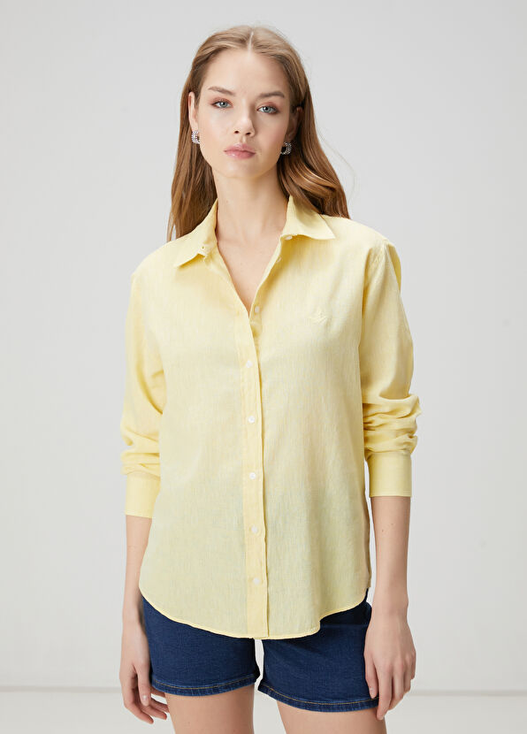 Beymen Club Yellow Linen Shirt - 1