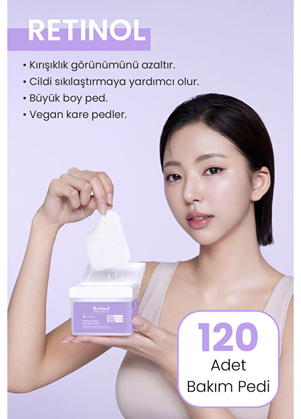 Dermal Retinol Peptide Kırışıklık Önleyici Onarıcı ve Sıkılaştırıcı 20'li Bakım Pedi - 2