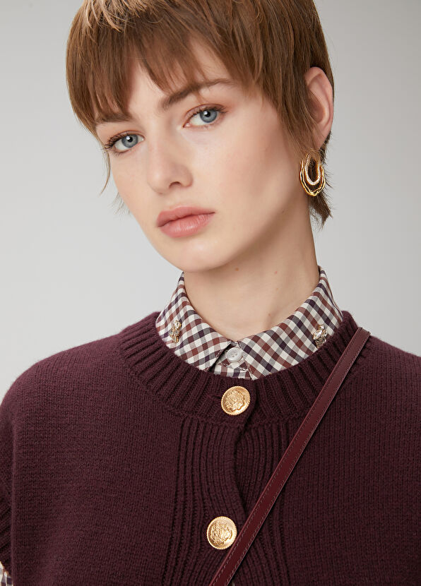 Beymen Club İçi Zirkon Taşlı Kadın Amorf Küpe - 1