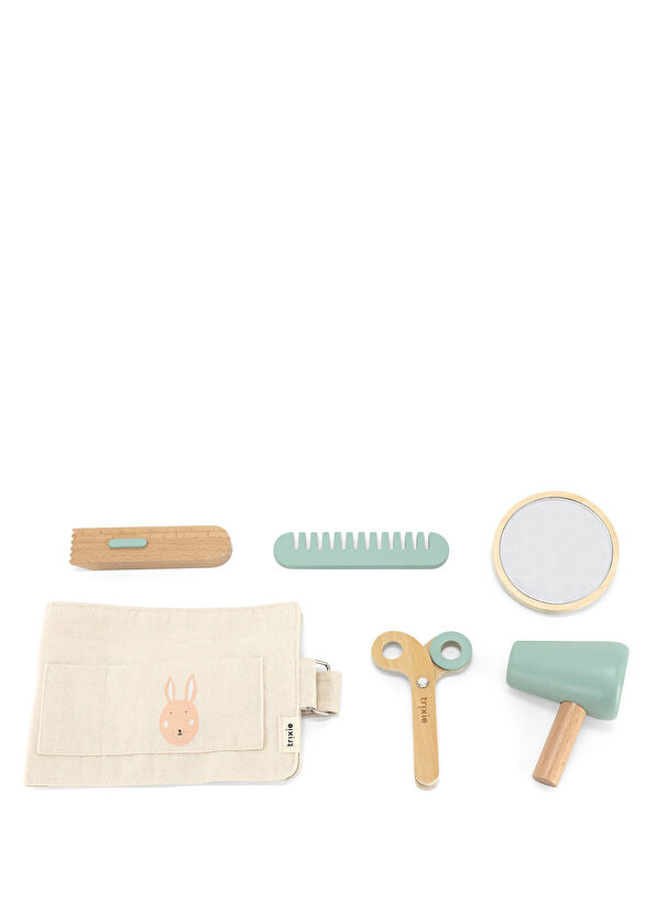 Trixie Colorful Wooden Toy Hairdresser Set - 1