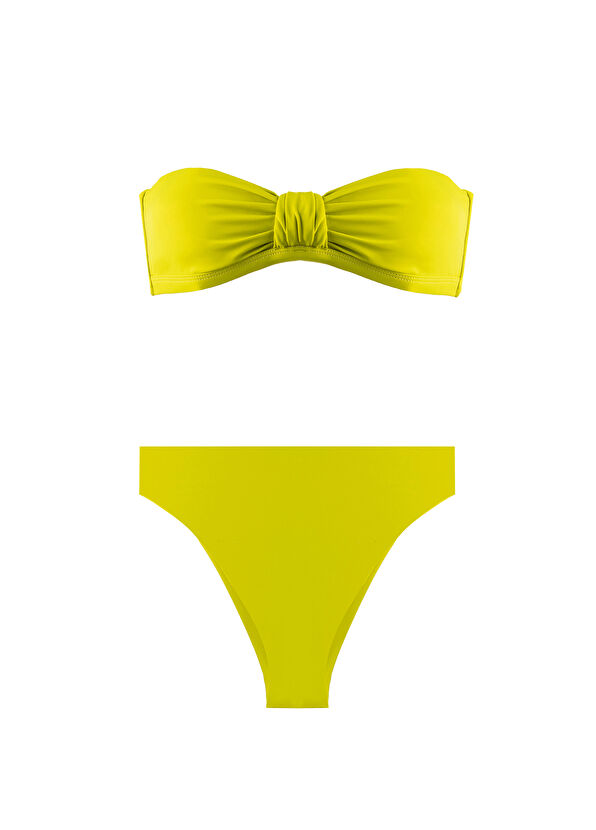 Lyn Swimwear Julia Neon Green Women's Triangle Bikini Set - 1
