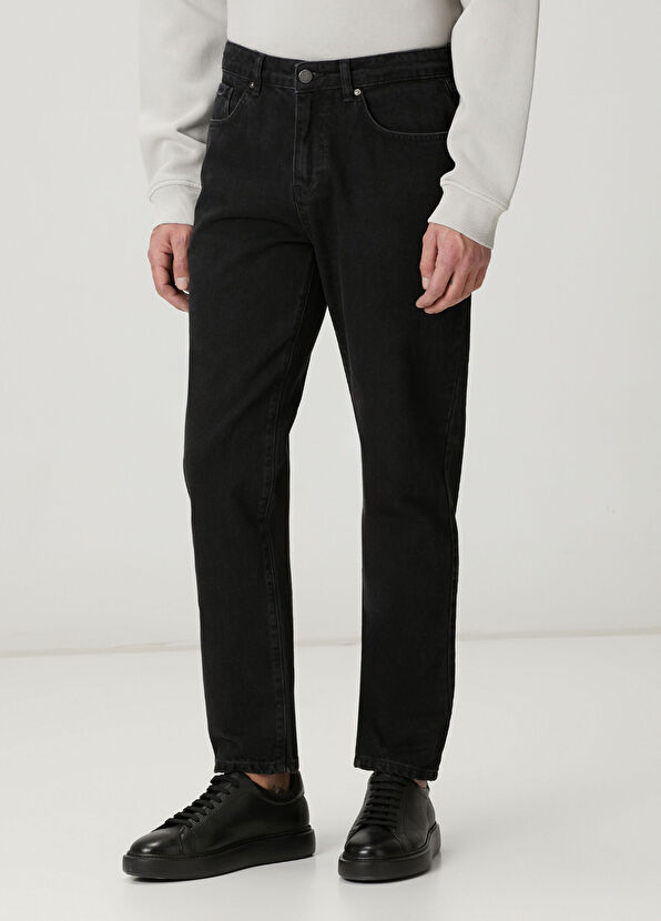 Beymen Club Tapered Fit Siyah Jean Pantolon - 2