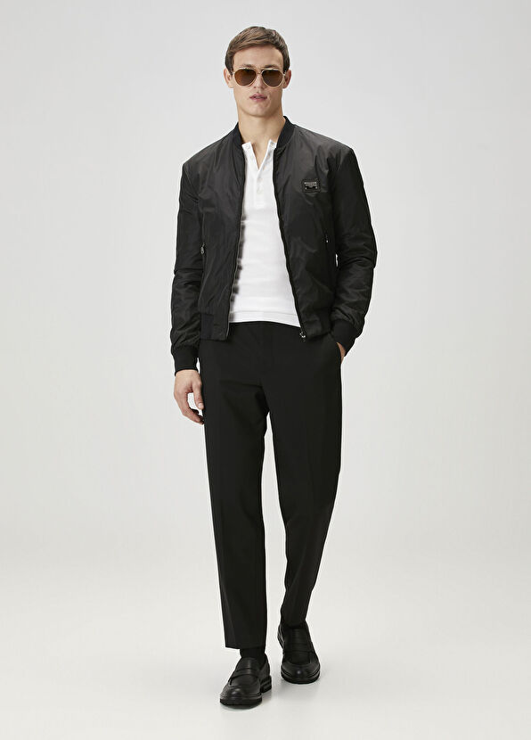 Siyah Bomber Mont - Görsel 3