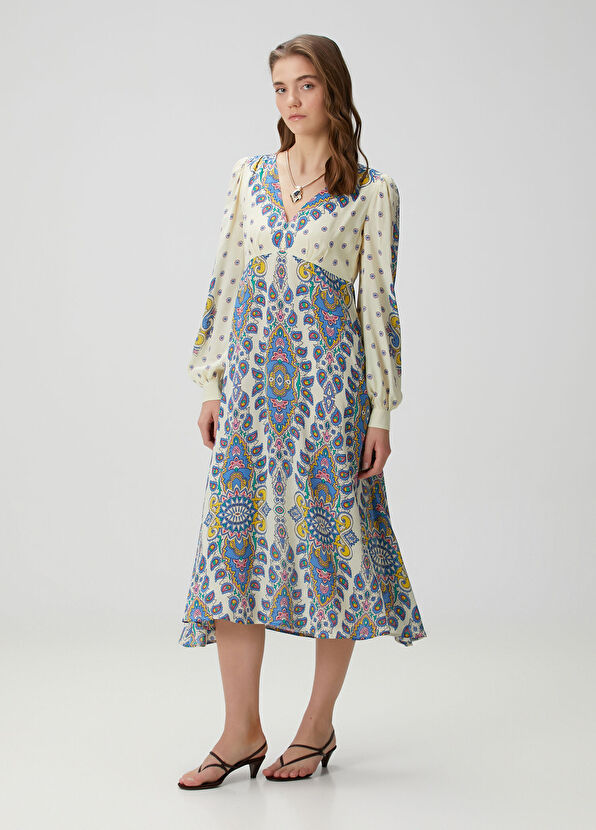 Etro Çok Renkli Midi Elbise - 2