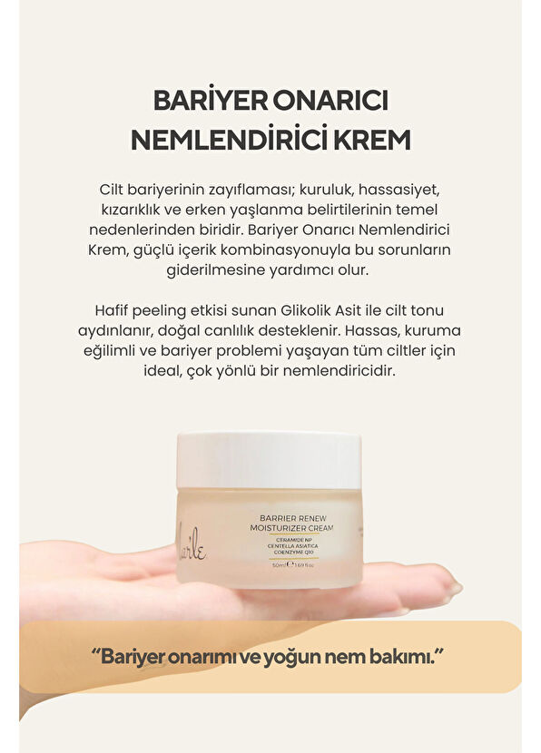 Mar'le Bariyer Onarıcı ve Nemlendirici Yüz Kremi 30 ml - 4