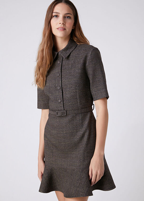 Beymen Club Brown Mini Dress - 2