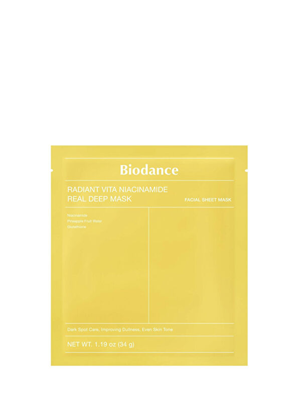 Biodance Radiant Vita Niacinamide Real Deep Mask 4pcs - 2