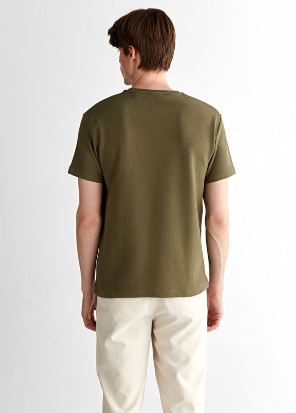 Gant Yeşil Regular Fit Bisiklet Yaka Kısa Kollu Erkek T-Shirt - 2