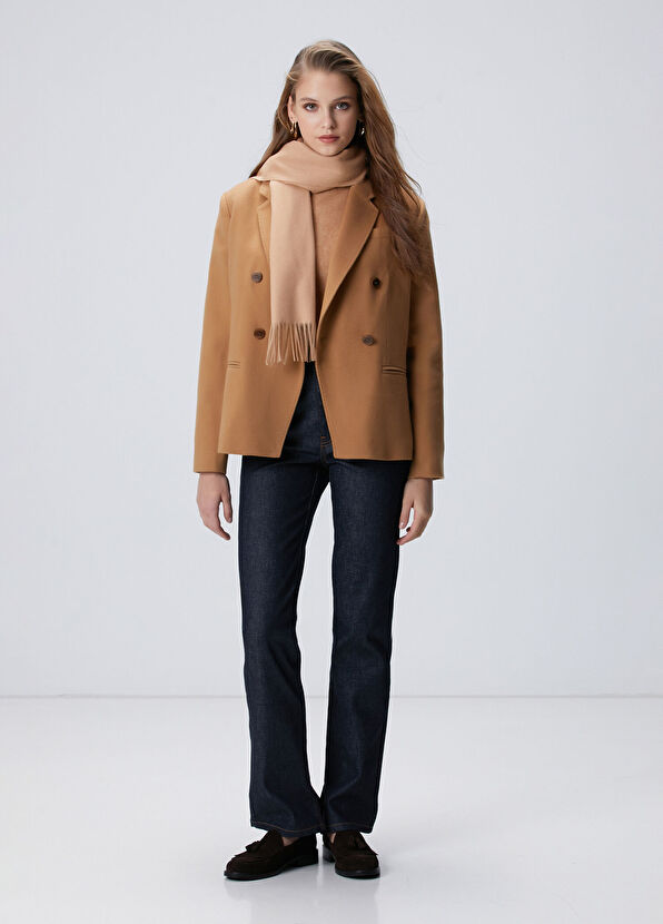 Network Lacivert Bootcut Denim Pantolon - 1