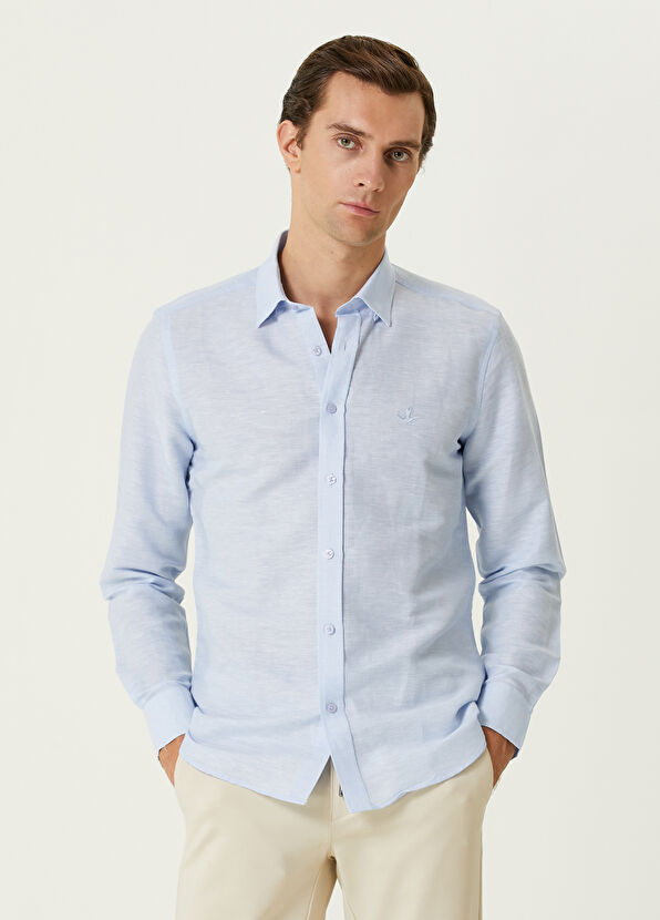 Beymen Club Slim Fit Mavi Gömlek - 1