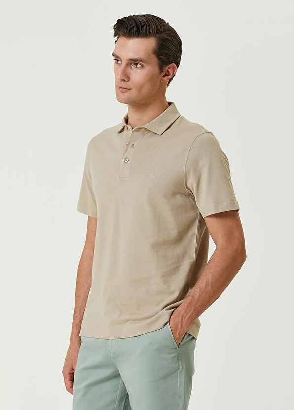 Beymen Club Comfort Fit Mink Polo Collar T-shirt - 4
