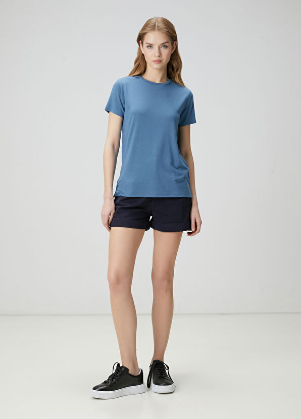 Beymen Club Mavi Modal T-shirt - 2