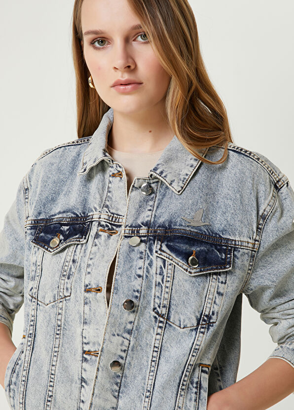 Beymen Club Light Blue Casual Form Denim Jacket - 2