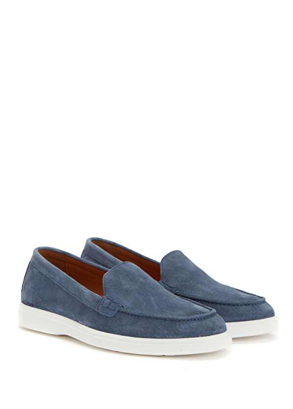 Beymen Club Blue Women's Suede Loafer - 2