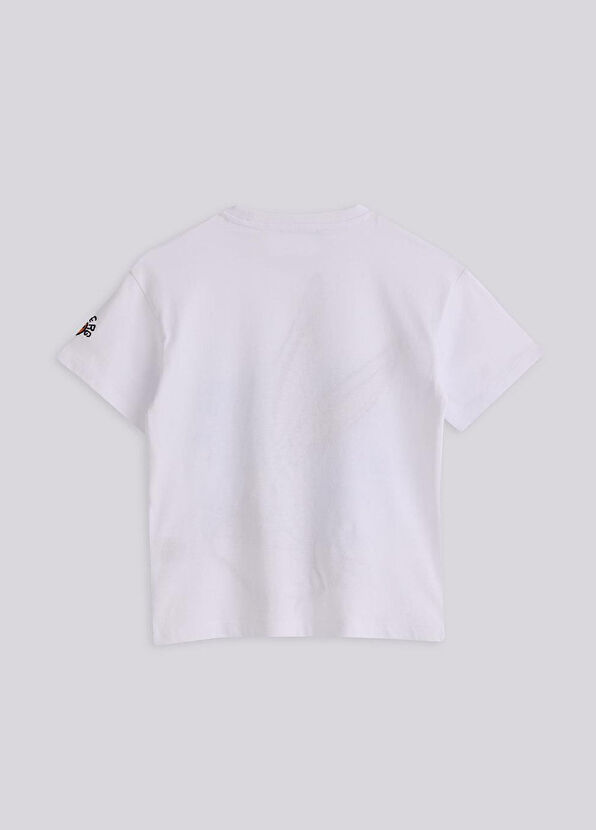 Iceberg Beyaz Baskılı Kısa Kollu Kız Çocuk T-shirt - 2