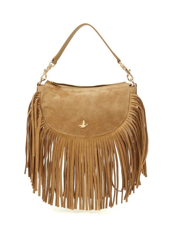 Beymen Club Camel Püsküllü Kadın Süet Çanta - 1