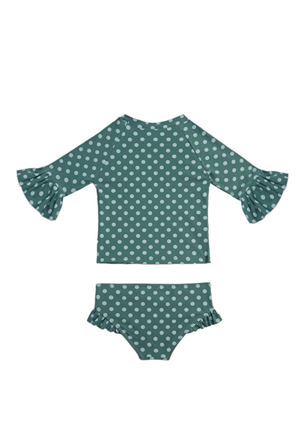 Peralina Lea Yeşil Uzun Kollu Bikini Takımı - 2