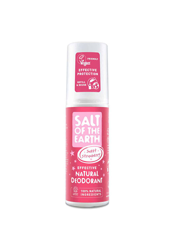Salt Of The Earth Sweet Strawberry Natural Vegan Deodorant Sprey 100 ml - 1