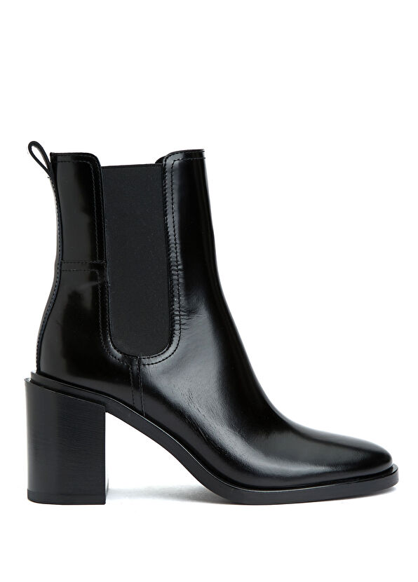 Siyah Kadın Deri Bot - Görsel 2