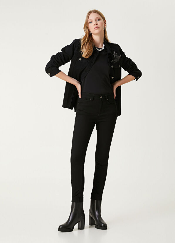 Beymen Club Siyah Gömlek Formlu Denim Ceket - 3