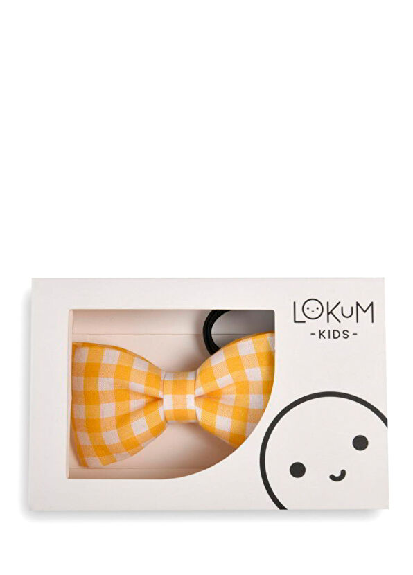 Lokum Kids Turuncu Kareli Erkek Çocuk Papyon - 2