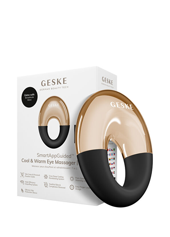 Geske Cool & Warm Eye Massager Siyah Sıcak Soğuk Göz Masaj Aleti   - 1