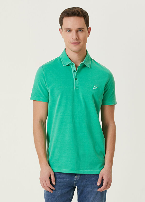 Beymen Club Comfort Fit Yeşil Polo Yaka T-shirt - 1