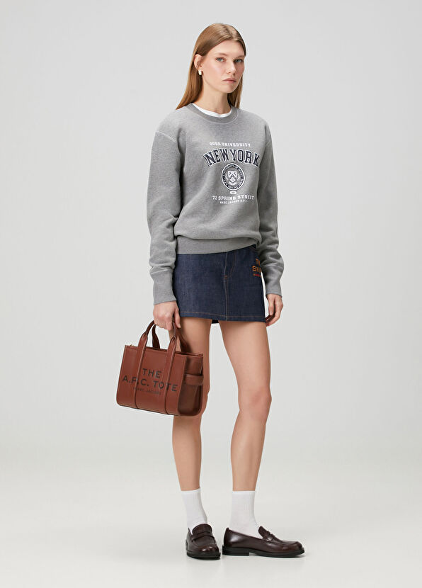 Marc Jacobs x A.P.C. Grey Printed Sweatshirt - 2