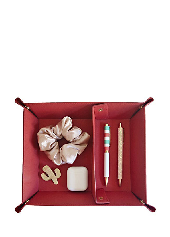 LeColor Desktop Organizer Red Decorative Organizer - 1