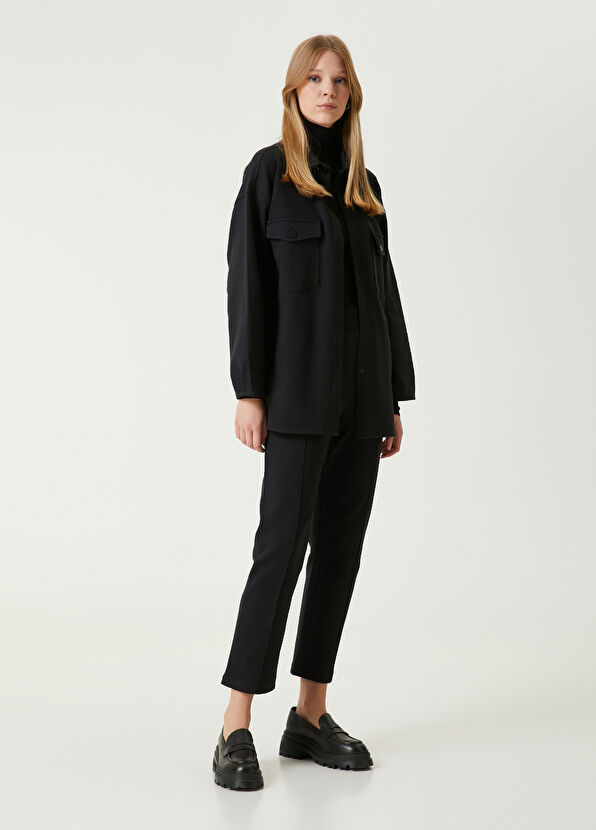 Beymen Club Black Shirt Form Sweatshirt - 3