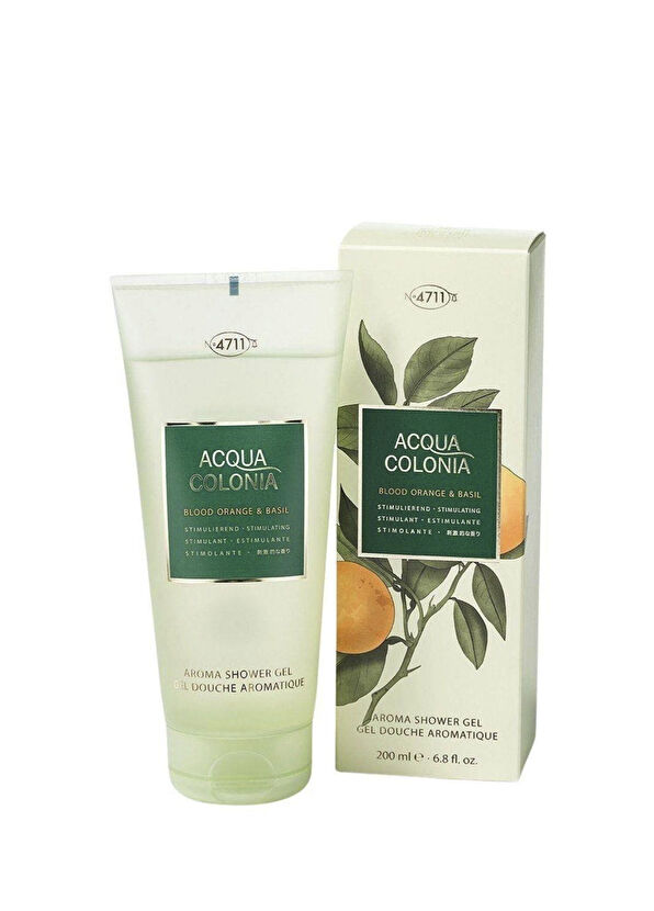 No:4711 Acqua Colonia Blood Orange & Basil Shower Gel Duş Jeli 200 ml - 2