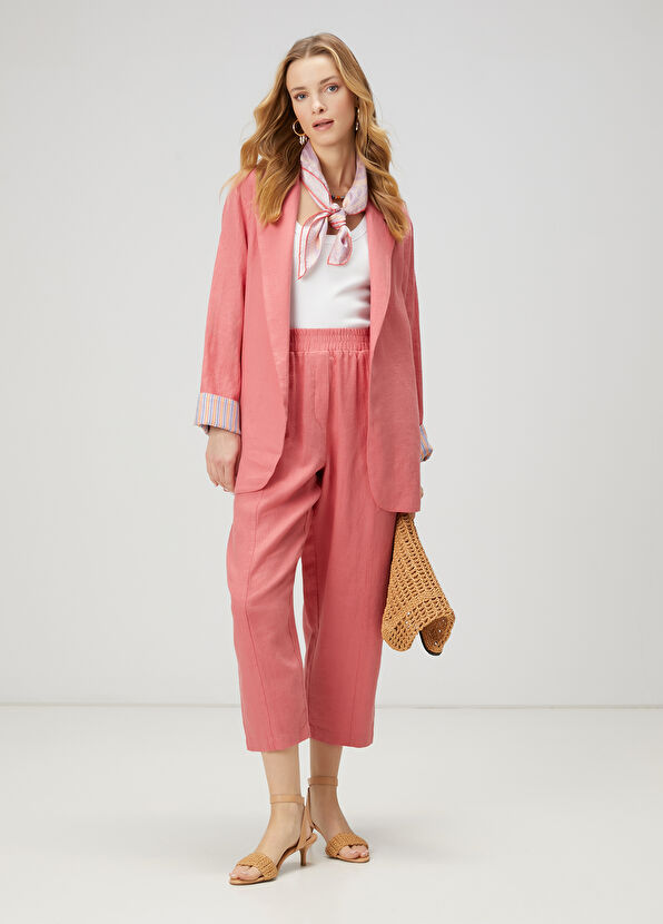 Beymen Club Pembe Keten Ceket - 3