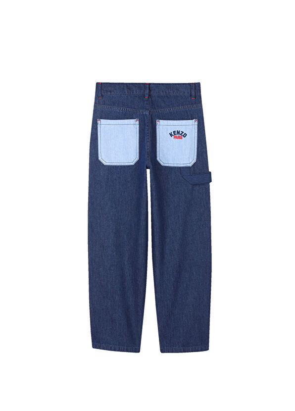 Kenzo Koyu Mavi Erkek Çocuk Jean Pantolon - 2