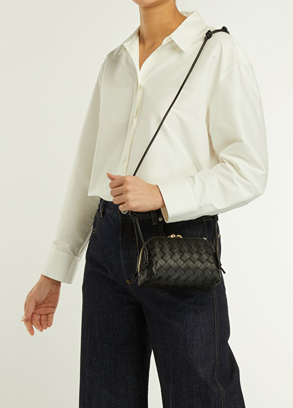 Siyah Kadın Deri Çanta - Görsel 3