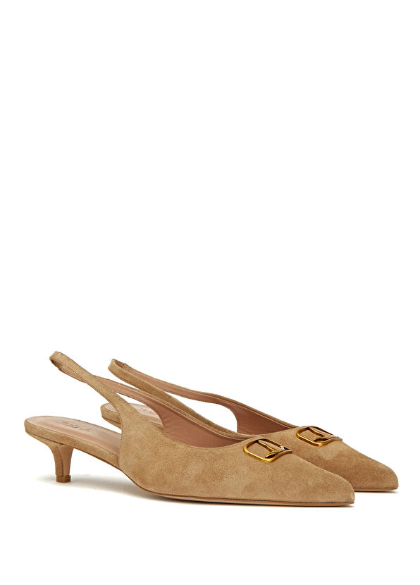 Beymen Club Taupe Suede Heels - 2