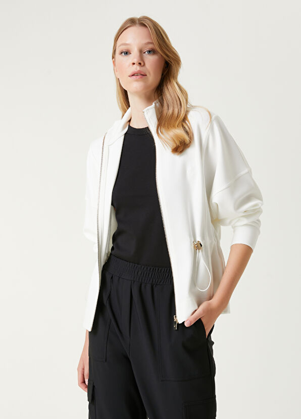 Beymen Club Kırık Beyaz Modal Sweatshirt - 1