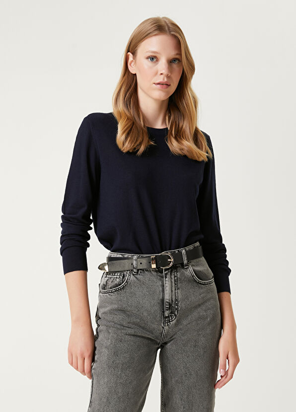 Beymen Club Lacivert Yün Kazak - 4